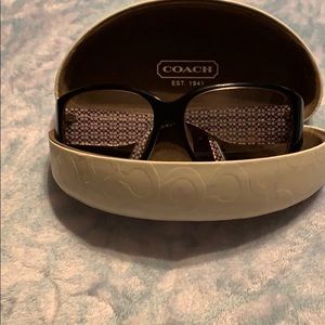 Coach sunglasses & coach case